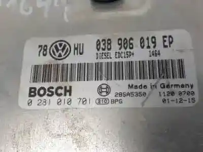 Second-hand car spare part ecu engine control for volkswagen passat variant (3b6) avf oem iam references 038906019ep 28sa5350 
