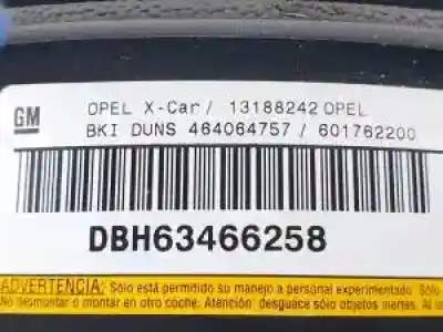 Peça sobressalente para automóvel em segunda mão airbag dianteiro esquerdo por opel meriva z13dtj referências oem iam 1604456100a  464064757