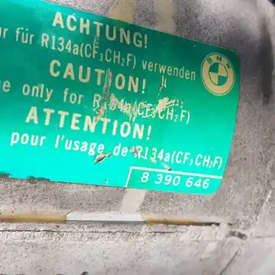 Peça sobressalente para automóvel em segunda mão compressor de ar condicionado a/a a/c por bmw serie 3 berlina (e36) 184e2 referências oem iam 8390646  