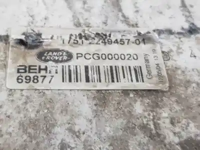 Peça sobressalente para automóvel em segunda mão intercooler por land rover range rover iii (l322) 3.0 d 4x4 referências oem iam pcg000020  