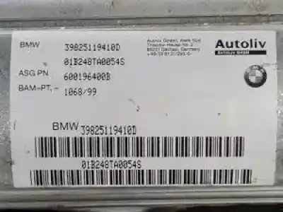 Peça sobressalente para automóvel em segunda mão kit airbag por bmw serie 7 (e65/e66) n62b44 referências oem iam 39825119410d  600196400b