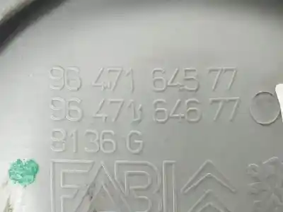 Second-hand car spare part interior left front handle for citroen c3 kfu oem iam references 9647164577  8136g