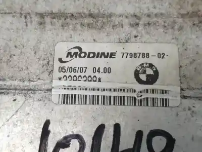 Second-hand car spare part intercooler for bmw serie 1 berlina (e81/e87) m47d20. n47d20a oem iam references 779878802  