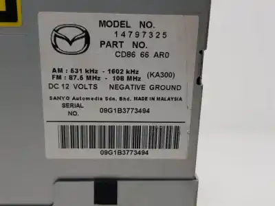 Peça sobressalente para automóvel em segunda mão sistema de áudio / rádio cd por mazda 5 berl. (cr) lf referências oem iam 14797325  