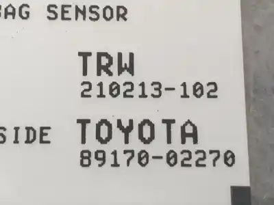 Tweedehands auto-onderdeel airbag besturingseenheid voor toyota corolla (e12) 1.6 16v oem iam-referenties 8917002270  210213102