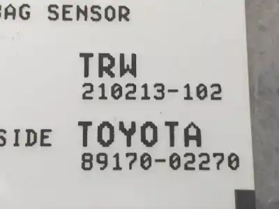Автозапчасти б/у блок управления подушками безопасности за toyota corolla (e12) 3zzfe ссылки oem iam 8917002270  