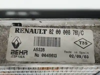 Автозапчастина б/у інтеркулер для renault espace iv (jk0) f4rv7 посилання на oem iam 8200008761  