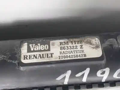 Автозапчасти б/у водяной радиатор за renault scenic i (ja...) k4mb7 ссылки oem iam 7700425842b  
