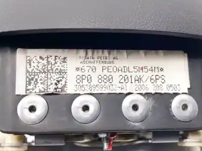Автозапчастина б/у передня ліва подушка безопасности для audi a3 (8p) bmn посилання на oem iam 8p0880201ak  