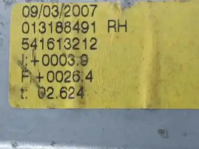 Second-hand car spare part passenger side right window regulator for opel corsa d z14xep oem iam references d300401  