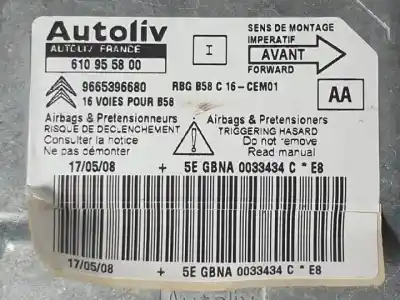 Автозапчасти б/у блок управления подушками безопасности за citroen c4 picasso 9hz ссылки oem iam 9665396680  608929500