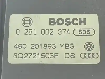 Автозапчастина б/у педальний потенціометр для skoda fabia (6y2/6y3) asz посилання на oem iam 6q2721503f  490201893yb3