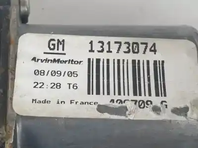 Piesă de schimb auto la mâna a doua mecanism acționare geam fațã dreapta pentru opel corsa c z14xep referințe oem iam 13173074  