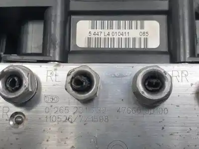 Peça sobressalente para automóvel em segunda mão abs por nissan note (e11e) k9kc400 referências oem iam 476609u100  0265800518