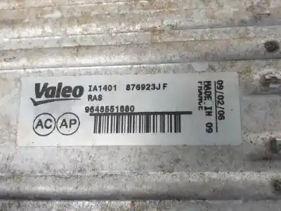 Pezzo di ricambio per auto di seconda mano intercooler per citroen c4 coupe 9hx riferimenti oem iam 9648551880  