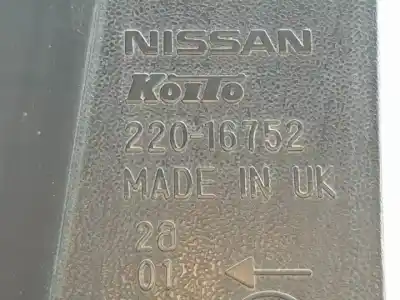 Second-hand car spare part left tailgate light for nissan note (e11e) hr16de oem iam references 22016752  