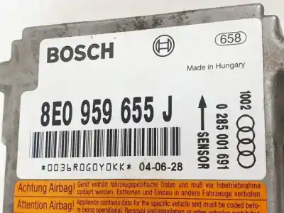 Автозапчастина б/у блок управління подушками безпеки для audi a4 avant (8e) avf посилання на oem iam 0285001691  