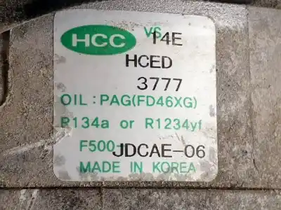 Second-hand car spare part air conditioning compressor for hyundai i30 ranchera familiar (gd) 1.4 crdi oem iam references jdcae06  