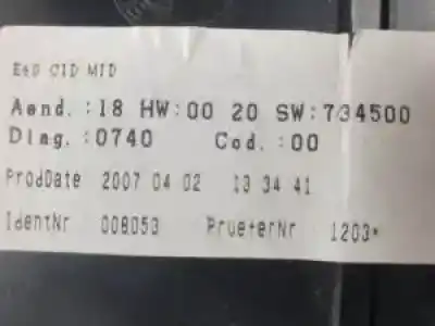 Second-hand car spare part multifunction display for bmw 5 (e60) 520 i oem iam references 65829141807  611260002030