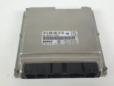 Piesă de schimb auto la mâna a doua unitate de control motor ecu pentru mercedes-benz clase a (w168) 668940 referințe oem iam 0281010118