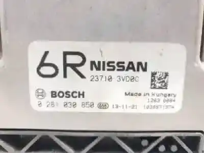 Second-hand car spare part ecu engine control for nissan note (e12) 1.5 dci oem iam references 237103vd0c  1039s71574