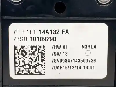 Second-hand car spare part left front power window switch for ford fiesta (ccn) sfja oem iam references f1et14a132fa  xxxx14a132xx