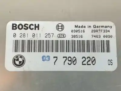 Second-hand car spare part ecu engine control for bmw x5 (e53) m57-306d1 oem iam references 037790220 7793120 0281011257