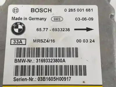 Автозапчастина б/у блок управління подушками безпеки для bmw x5 (e53) m57-306d1 посилання на oem iam 65776933238  31693323800a
