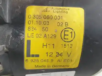 Автозапчасти б/у левая противотуманная фара за mini mini (r50,r53) w17 1nd ссылки oem iam 0305060001  