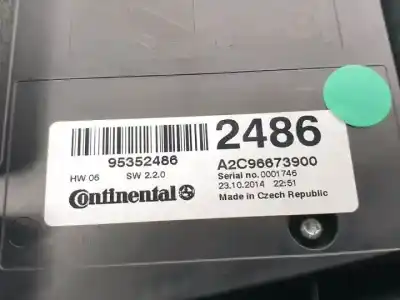 Second-hand car spare part audio system / radio cd for opel mokka a17dts oem iam references 95352486  