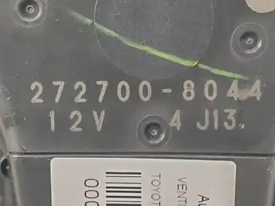 Автозапчастина б/у вентилятор опалення для toyota rav 4 (a3) 2adfhv посилання на oem iam 2727008044  