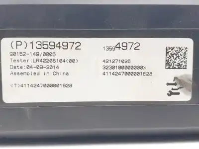 Second-hand car spare part air conditioning control unit for opel mokka a17dts oem iam references 13594972  3230100000000x