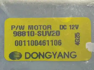 Second-hand car spare part rear right window regulator for opel mokka a17dts oem iam references 98810suv20  