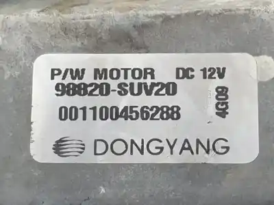 Second-hand car spare part rear left window regulator for opel mokka a17dts oem iam references 9887020asy  