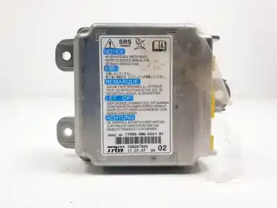 Second-hand car spare part airbag control unit for honda civic berlina 5 (fk) r18a2 oem iam references 77960smge021m1