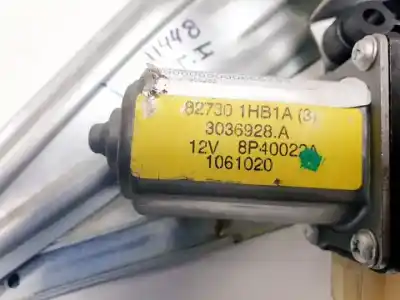 Peça sobressalente para automóvel em segunda mão elevador de vidros traseiro esquerdo por nissan note (e12) 1.5 dci referências oem iam 827301hb1a  