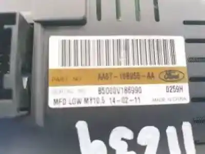 Second-hand car spare part multifunction display for ford fiesta (cb1) kvja oem iam references aa6t18b955aa  
