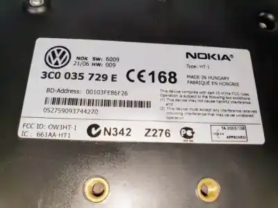 Second-hand car spare part electronic module for volkswagen eos (1f7) bvy oem iam references 3c0035729e  