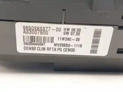 Автозапчасти б/у климат-контроль за citroen c4 picasso d-9hr ссылки oem iam 965086887700  