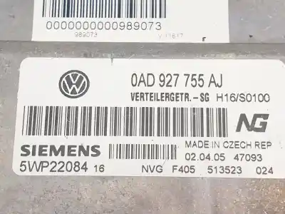 Piesă de schimb auto la mâna a doua modul electrotic pentru volkswagen touareg (7la) tdi v10 referințe oem iam 0ad927755aj  5wp2208416