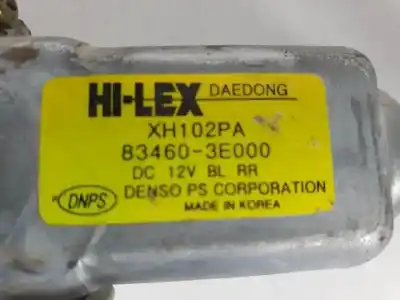 Second-hand car spare part rear right window regulator for kia sorento (bl) d4cb oem iam references 834603e000  