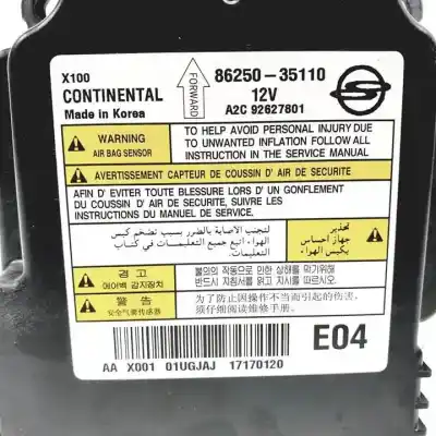 Автозапчасти б/у блок управления подушками безопасности за ssangyong tivoli 173910 ссылки oem iam 8625035110  