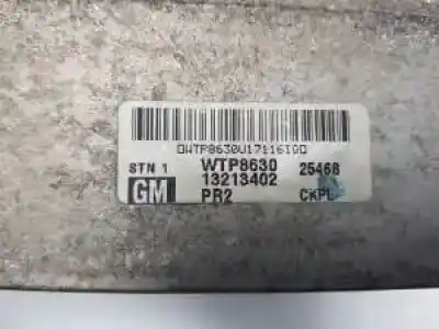 Pezzo di ricambio per auto di seconda mano intercooler per opel zafira b d-z19dt riferimenti oem iam 13213402  