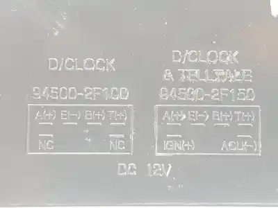 Peça sobressalente para automóvel em segunda mão display gps / multimídia por kia cerato (ld) d4ea referências oem iam 945002f100  