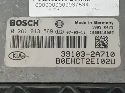 Автозапчасти б/у блок управления двигателем за kia cee´d d4fb-ul ссылки oem iam 0281013569  1039s8097