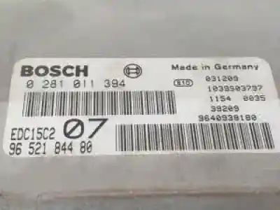 Second-hand car spare part ecu engine control for citroen c5 break 4hx oem iam references 9652184480  1039s03797