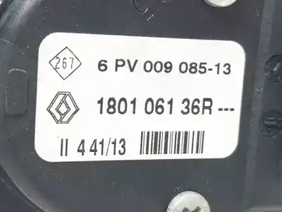 Автозапчастина б/у педальний потенціометр для dacia duster ii k9k858 посилання на oem iam 180106136r  