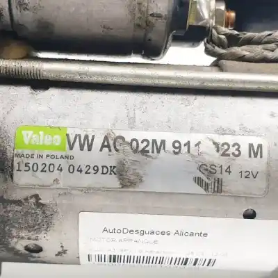 Автозапчасти б/у двигатель запускается за audi a3 (8p) bgu ссылки oem iam vwag02m911023m  