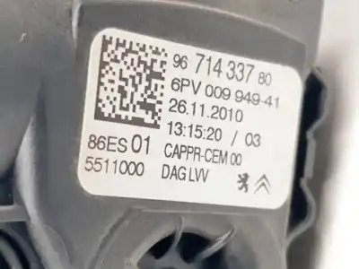 Автозапчасти б/у педальный потенциометр за citroen c3 picasso 9h06 ссылки oem iam 9671433780  86es01