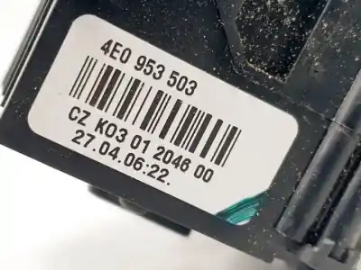 Pezzo di ricambio per auto di seconda mano comando pulito per audi a4 berlina (8e) bre riferimenti oem iam 4e0953503  